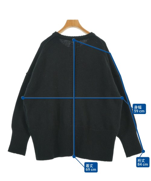 AER ADAM ET ROPE'（エーイーアール　アダムエロペ）カーディガン 黒 サイズ:F レディース/2200667936010