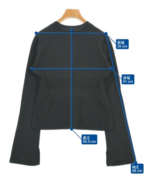 AER ADAM ET ROPE'（エーイーアール　アダムエロペ）ニット・セーター 黒 サイズ:F レディース/2200668392075