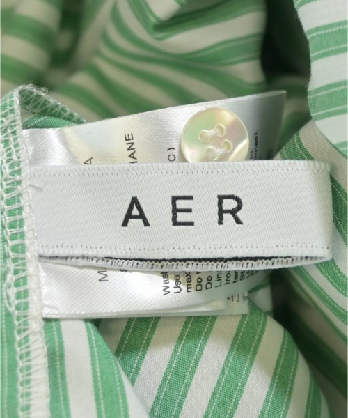 AER ADAM ET ROPE'（エーイーアール　アダムエロペ）ブラウス 緑 サイズ:F レディース/2200724884049