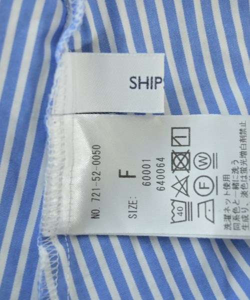 SHIPS any（シップスエニィ）ブラウス 青 サイズ:F レディース/2200633437015