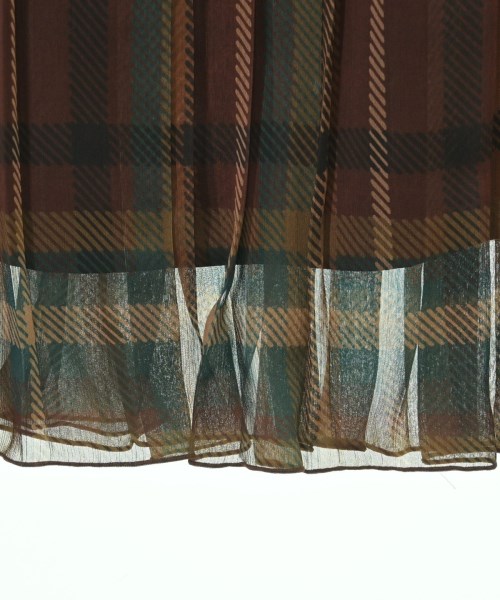 SHIPS any（シップスエニィ）ロング・マキシ丈スカート 茶 サイズ:38(M位) レディース/2200635686176