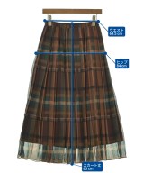 SHIPS any（シップスエニィ）ロング・マキシ丈スカート 茶 サイズ:38(M位) レディース/2200635686176