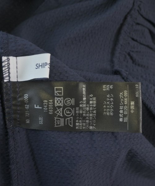 SHIPS any（シップスエニィ）ブラウス 紺 サイズ:F レディース/2200626477196