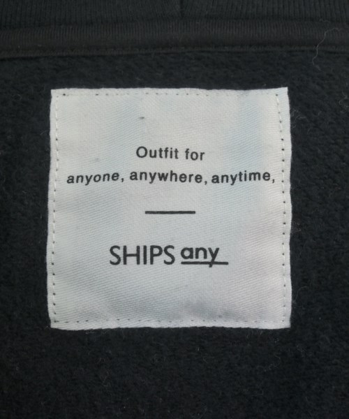 SHIPS any（シップスエニィ）パーカー 黒 サイズ:F レディース/2200626074074