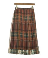 SHIPS any（シップスエニィ）ロング・マキシ丈スカート 茶 サイズ:36(S位) レディース/2200637757034