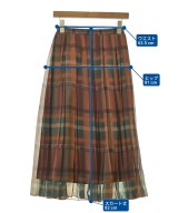 SHIPS any（シップスエニィ）ロング・マキシ丈スカート 茶 サイズ:36(S位) レディース/2200637757034