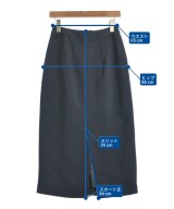 SHIPS any（シップスエニィ）ロング・マキシ丈スカート 紺 サイズ:36(S位) レディース/2200632215010
