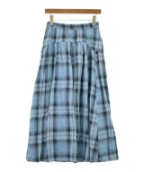 SHIPS any（シップスエニィ）ロング・マキシ丈スカート 青 サイズ:F レディース/2200641898099