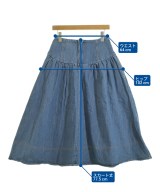 SHIPS any（シップスエニィ）ロング・マキシ丈スカート 青 サイズ:36(S位) レディース/2200631843016