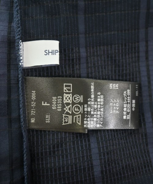 SHIPS any（シップスエニィ）ブラウス 紺 サイズ:F レディース/2200616388037