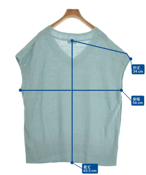 SHIPS any（シップスエニィ）ニット・セーター 青 サイズ:-(M位) レディース/2200613584074