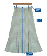 SHIPS any（シップスエニィ）ロング・マキシ丈スカート 青 サイズ:38(M位) レディース/2200613644280