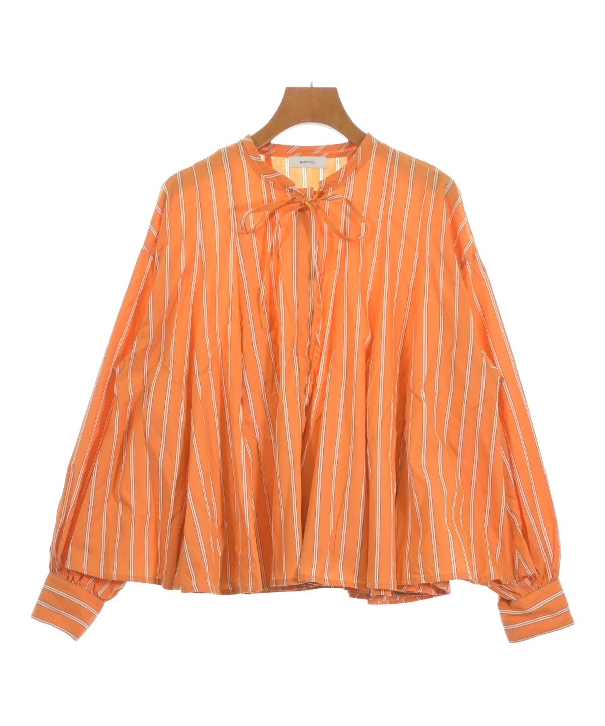 SHIPS any（シップスエニィ）ブラウス オレンジ サイズ:F レディース