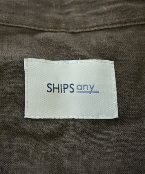 SHIPS any（シップスエニィ）ワンピース 茶 サイズ:F レディース/2200616716076