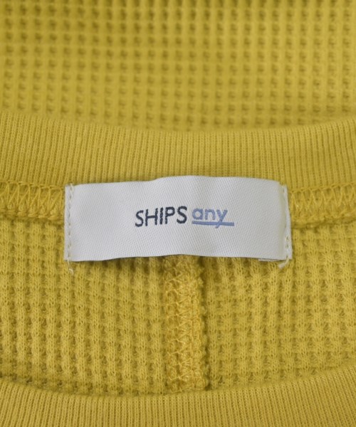 SHIPS any（シップスエニィ）Tシャツ・カットソー 黄 サイズ:ONE レディース/2200625110056