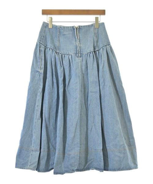 SHIPS any（シップスエニィ）ロング・マキシ丈スカート 青 サイズ:38(M位) レディース/2200617014164