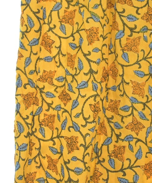 SHIPS any（シップスエニィ）ロング・マキシ丈スカート 黄 サイズ:F レディース/2200614239058