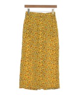 SHIPS any（シップスエニィ）ロング・マキシ丈スカート 黄 サイズ:F レディース/2200614239058