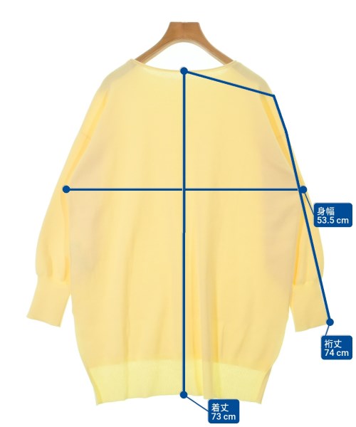 SHIPS any（シップスエニィ）ニット・セーター 黄 サイズ:F レディース/2200618012039