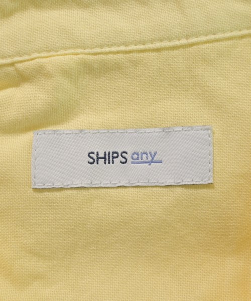 SHIPS any（シップスエニィ）カジュアルシャツ 黄 サイズ:F レディース/2200615500065