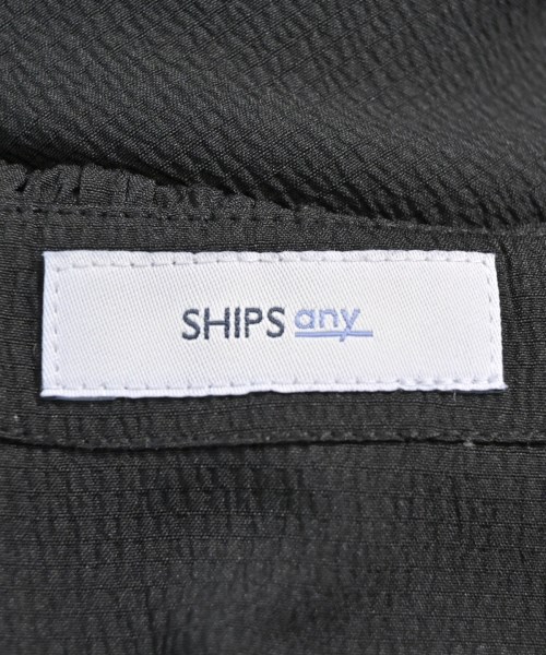 SHIPS any（シップスエニィ）カジュアルシャツ 黒 サイズ:F レディース/2200629849044