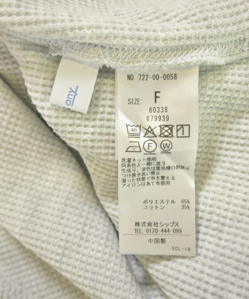 SHIPS any（シップスエニィ）Tシャツ・カットソー グレー サイズ:F レディース/2200608995038