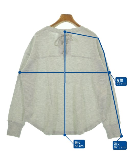 SHIPS any（シップスエニィ）Tシャツ・カットソー グレー サイズ:F レディース/2200608995038