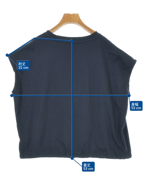 SHIPS any（シップスエニィ）ノースリーブ 紺 サイズ:-(M位) レディース/2200608848082