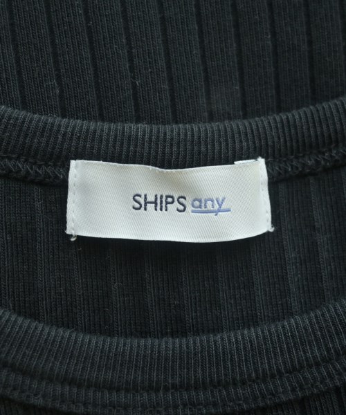 SHIPS any（シップスエニィ）Tシャツ・カットソー 黒 サイズ:F レディース/2200611192066