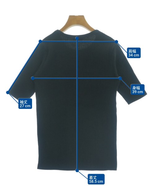 SHIPS any（シップスエニィ）Tシャツ・カットソー 黒 サイズ:F レディース/2200611192066