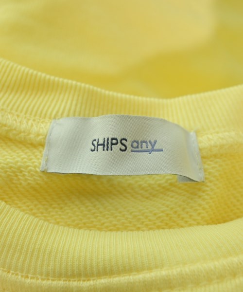 SHIPS any（シップスエニィ）スウェット 黄 サイズ:F レディース/2200610400032
