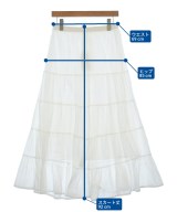 SHIPS any（シップスエニィ）ロング・マキシ丈スカート 白 サイズ:F レディース/2200611740014