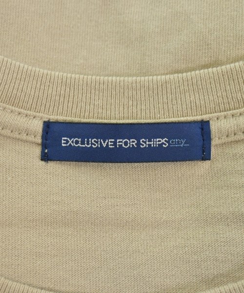 SHIPS any（シップスエニィ）Tシャツ・カットソー ベージュ サイズ:F レディース/2200616550120