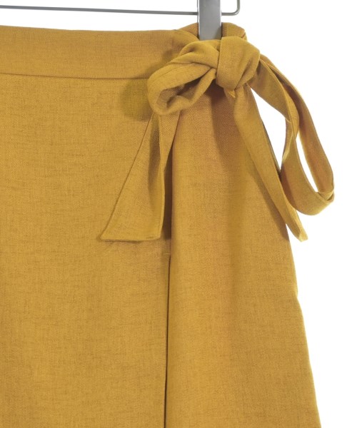 SHIPS any（シップスエニィ）ロング・マキシ丈スカート 黄 サイズ:38(M位) レディース/2200614021011