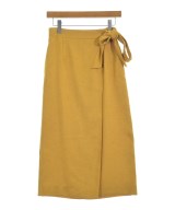 SHIPS any（シップスエニィ）ロング・マキシ丈スカート 黄 サイズ:38(M位) レディース/2200614021011