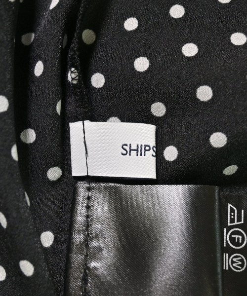 SHIPS any（シップスエニィ）カジュアルシャツ 黒 サイズ:F レディース/2200614021066