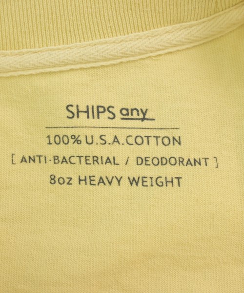 SHIPS any（シップスエニィ）Tシャツ・カットソー 黄 サイズ:F レディース/2200616685044