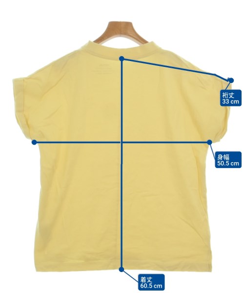 SHIPS any（シップスエニィ）Tシャツ・カットソー 黄 サイズ:F レディース/2200616685044