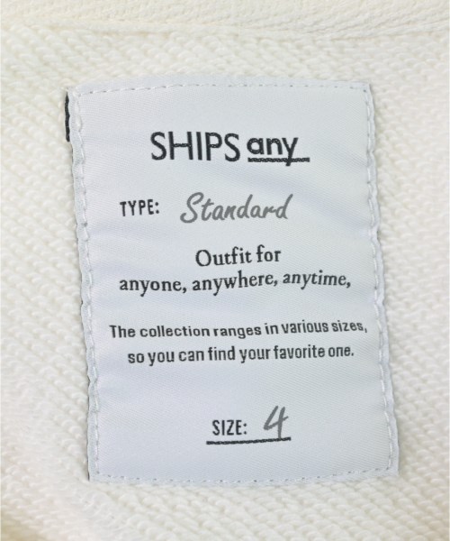 SHIPS any（シップスエニィ）スウェット 白 サイズ:4(M位) レディース/2200611301055
