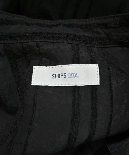 SHIPS any（シップスエニィ）ブラウス 黒 サイズ:F レディース/2200604308122