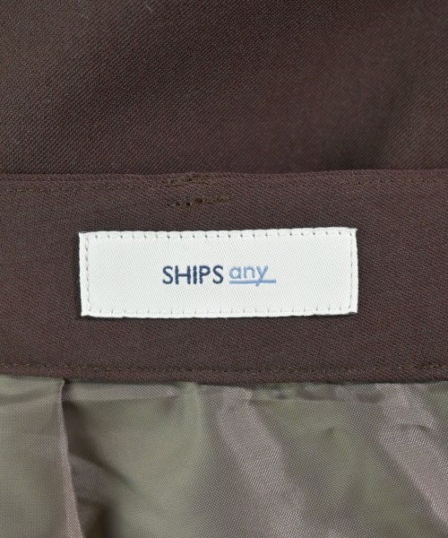 SHIPS any（シップスエニィ）スラックス 茶 サイズ:40(M位) レディース/2200669455038