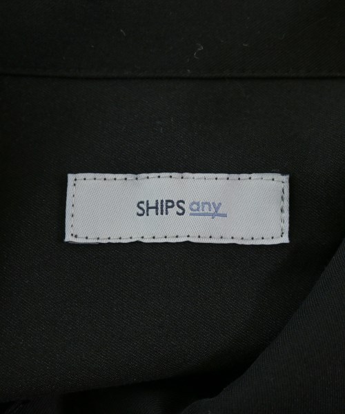 SHIPS any（シップスエニィ）シャツワンピース 黒 サイズ:F レディース/2200670803026