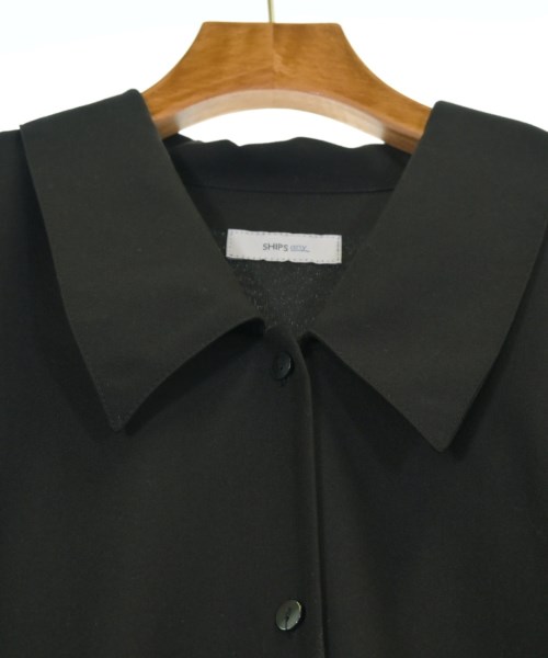 SHIPS any（シップスエニィ）シャツワンピース 黒 サイズ:F レディース/2200670803026