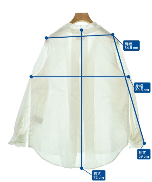 SHIPS any（シップスエニィ）カジュアルシャツ 白 サイズ:F レディース/2200668516037