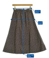 SHIPS any（シップスエニィ）ロング・マキシ丈スカート 茶 サイズ:38(M位) レディース/2200671012083
