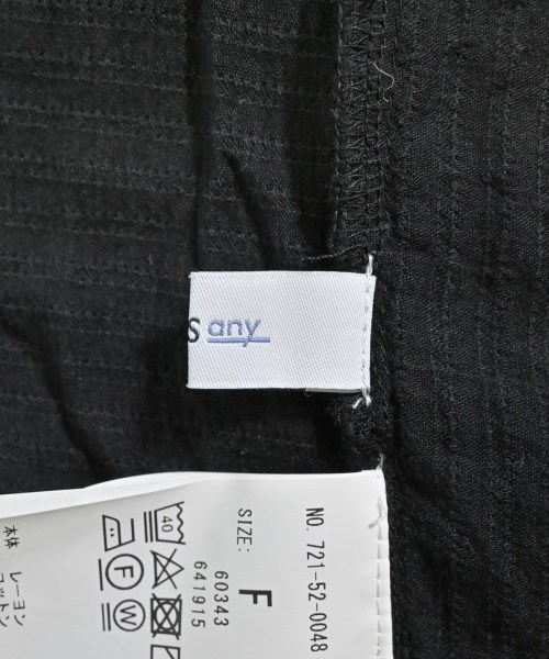 SHIPS any（シップスエニィ）ブラウス 黒 サイズ:F レディース/2200671379032