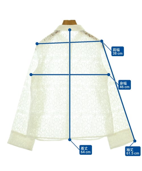 SHIPS any（シップスエニィ）カジュアルシャツ 白 サイズ:F レディース/2200672136092