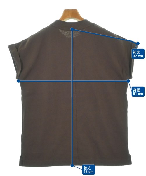 SHIPS any（シップスエニィ）Tシャツ・カットソー 茶 サイズ:F レディース/2200669559163