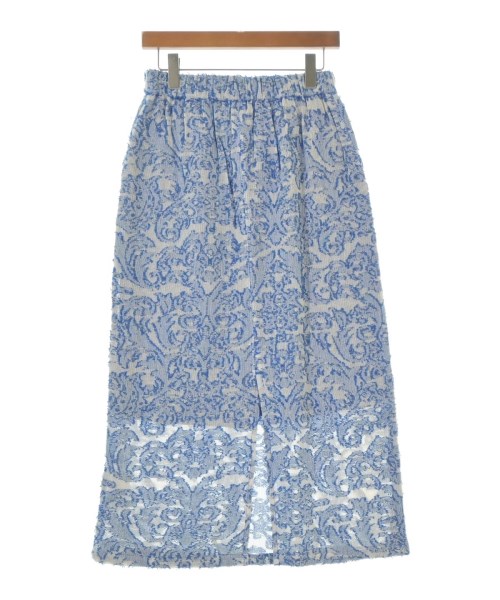 SHIPS any（シップスエニィ）ロング・マキシ丈スカート 青 サイズ:F レディース/2200674068056