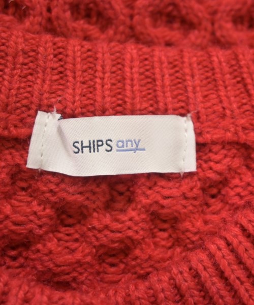 SHIPS any（シップスエニィ）カーディガン 赤 サイズ:F レディース/2200672658037